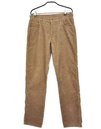 Wrangler khaki corduroy pants - 33/34
