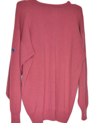 Brick red knited pullover