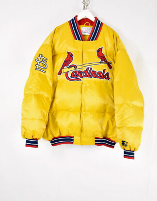 Cardinals baseball yellow winter jacket